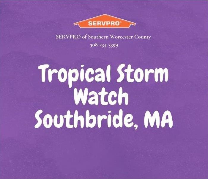 Tropical storm watch, Southbridge, MA 